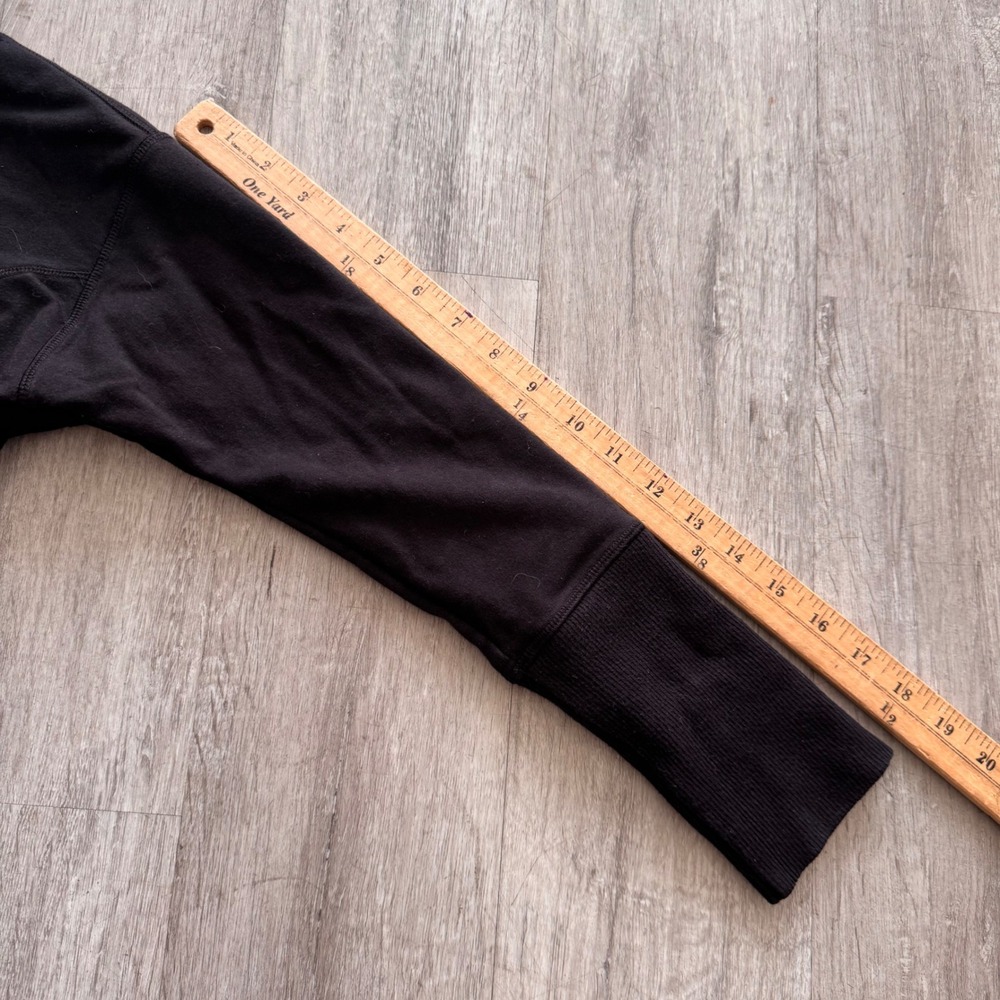 Lululemon Cowl Neck Pullover Sweatshirt Black Size 4 Long Sleeve Pockets - Picture 7 of 7